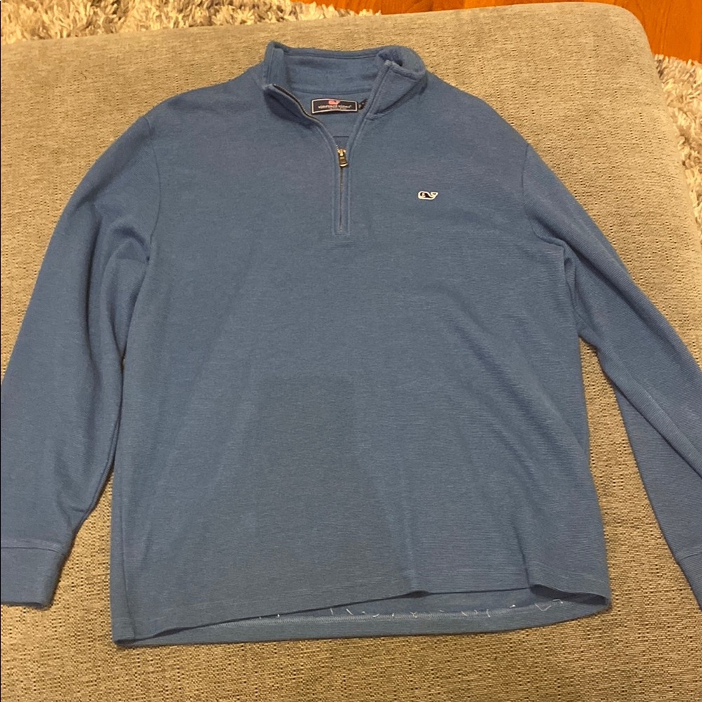 Men’s large Vineyard Vines Navy Pullover quarter zip
